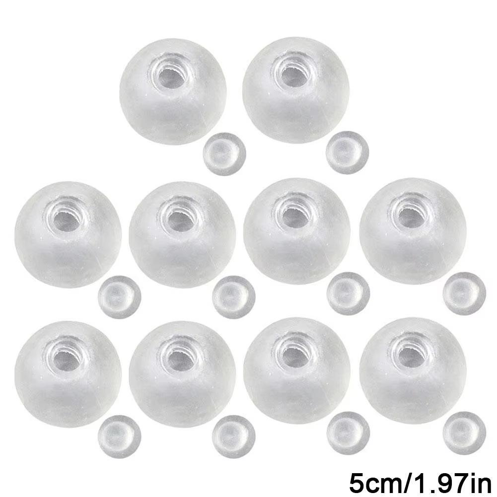 10Pcs Sphere Jewelry Trp Casting Molds Tools Diy Empty Ball Skin Handmade Ball Decompression Slow Rebound Toy