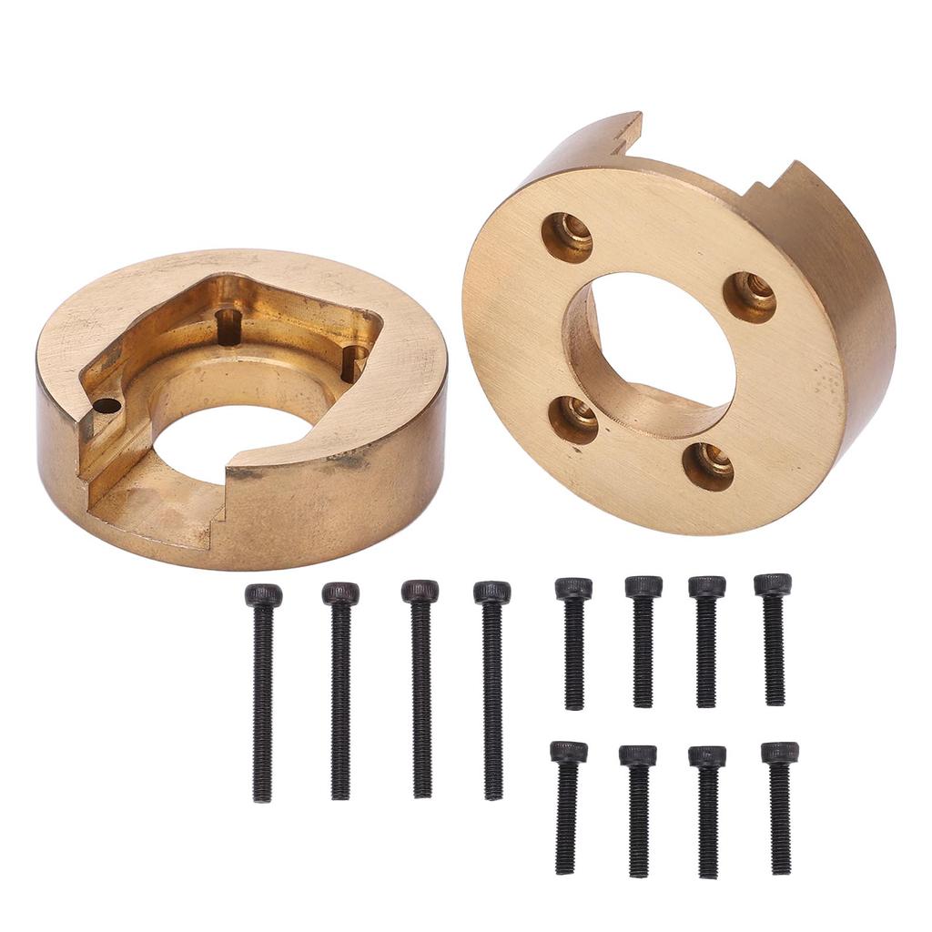 1Pair Brass Counterweight Wheel Rim Internal Counterweight for Absima Sherpa 1 10 Climbing Car Upgrade Parts