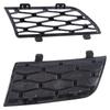 1 Pair Black ABS Car Front Bumper Side Vent Grille Covers (Left & Right).