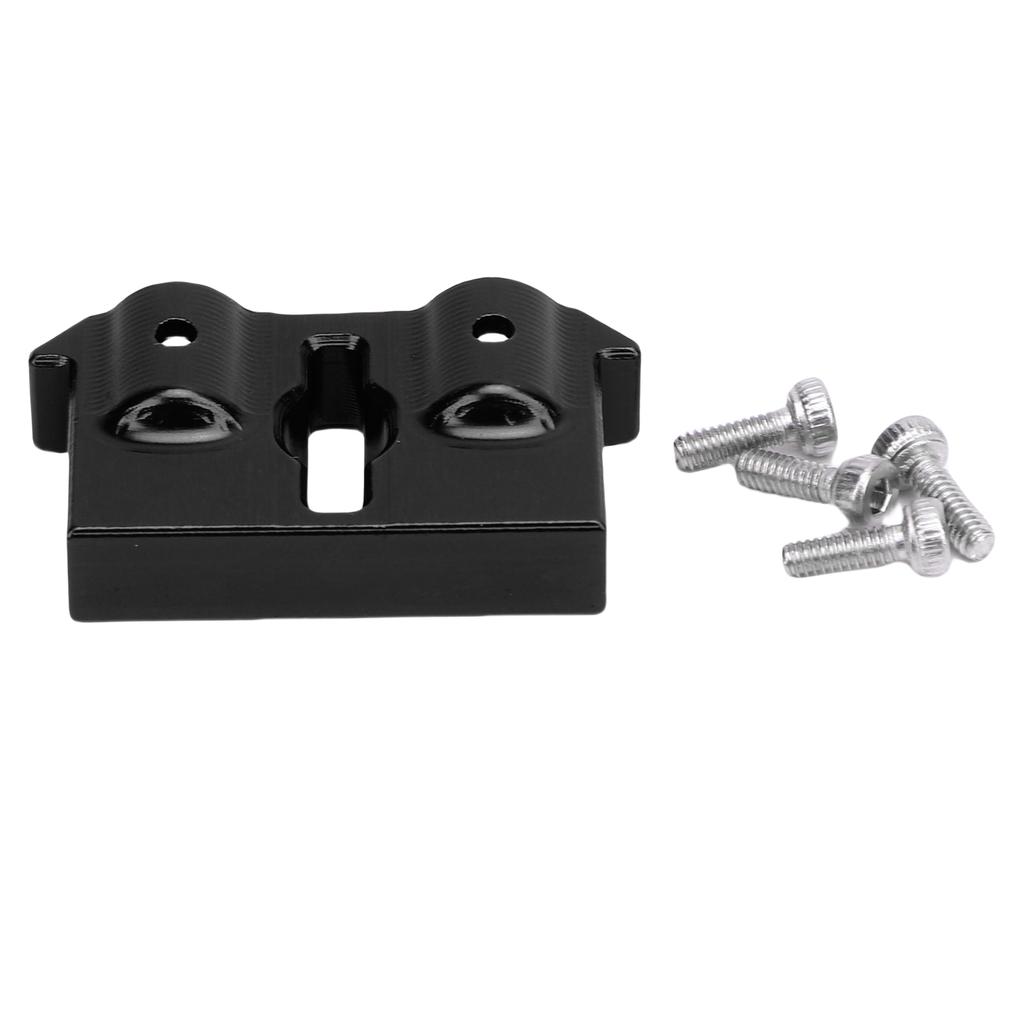 RC Front Bumper Mount Replacement for Redcat Ascent 18 1 18 Scale RC Aluminum Front Bumper Connector Black