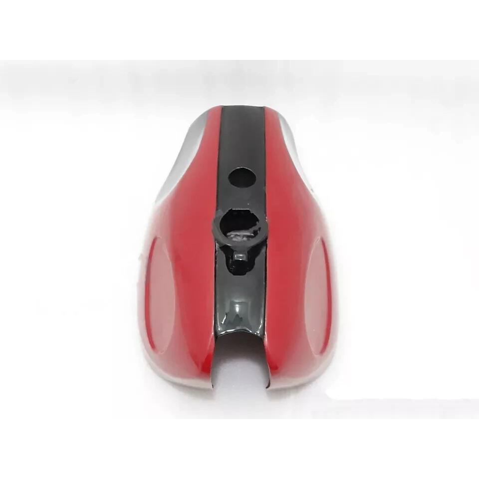 BSA B25 B44 STARFIRE RED & BLACK PAINTED ALUMINIUM FUEL PETROL TANK |Fit For