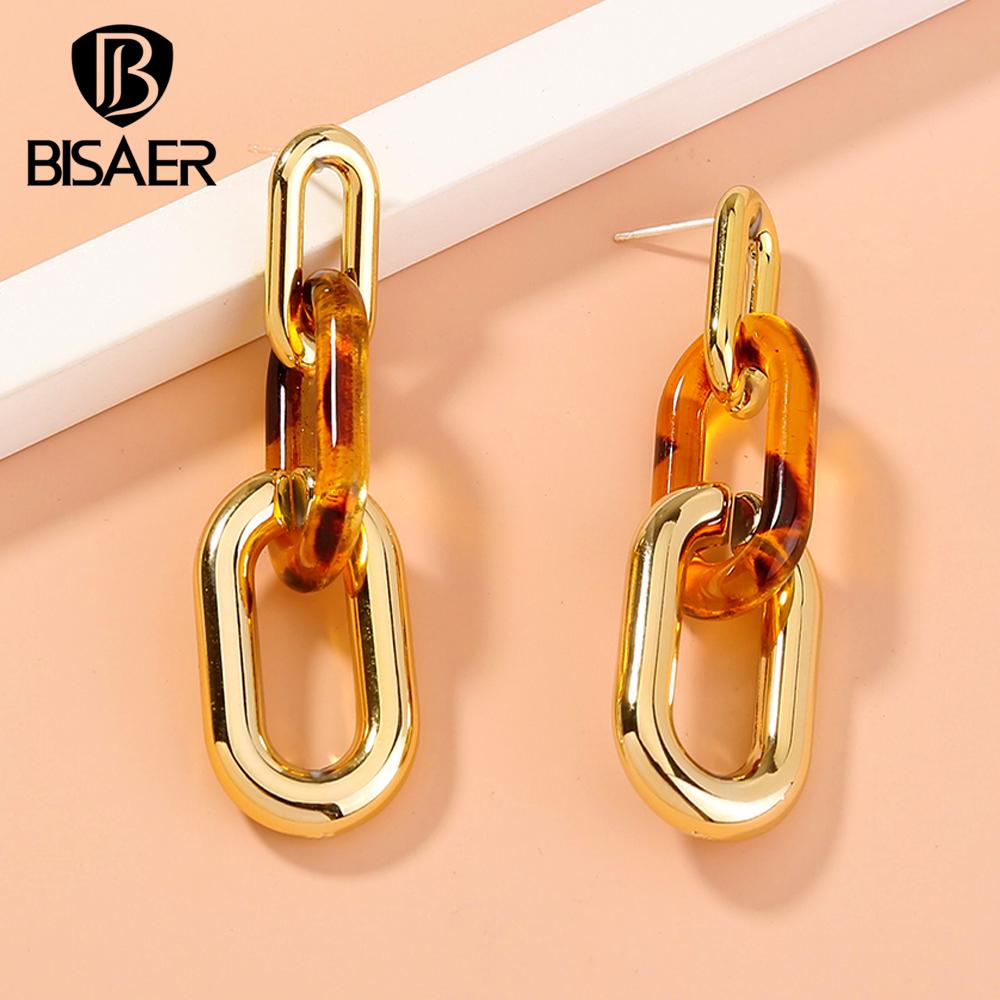 

Элегантные серьги-гвоздики BISAER в стиле ретро для женщин, модные украшения