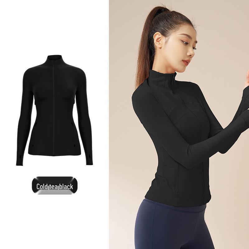 

Женская куртка для йоги Slimming Nude Feel - Дышащая и формирующая фигуру фитнес-одежда Double Extra Large