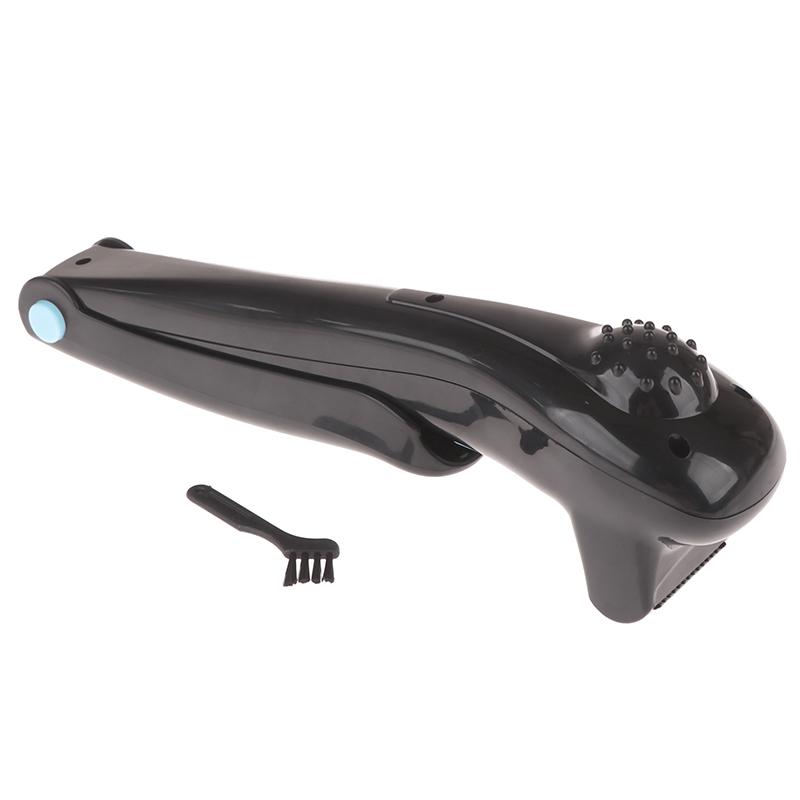 Men Shaving 180 Degrees Foldable Electric Back Hair Shaver Battery Manual Long Handle Hair Remover