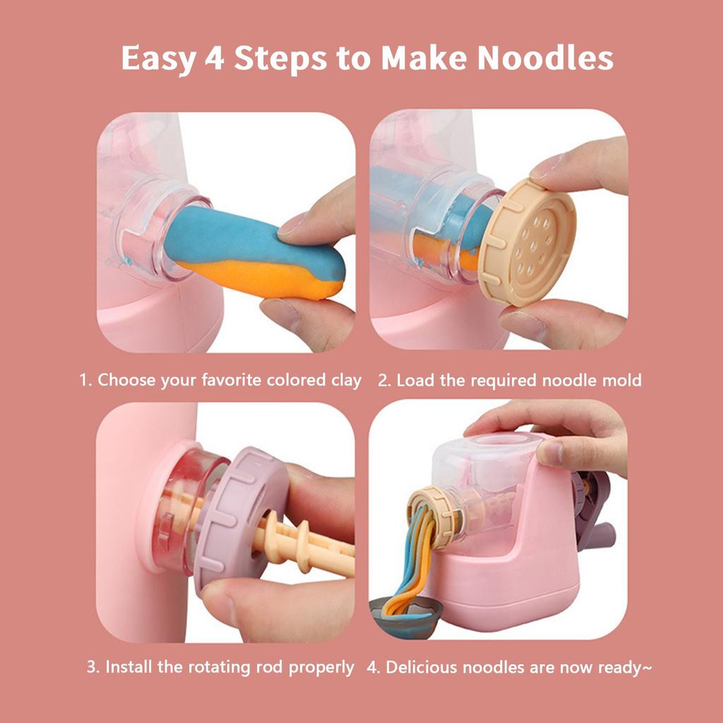 Farbige Nudelmaschine Kinder Handgemachtes DIY Ultraleichtes Spielzeug