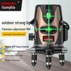 High Precision Outdoor Laser Level with Green and Blue Light (2, 3, 5-Line) - Automatic Infrared Leveling