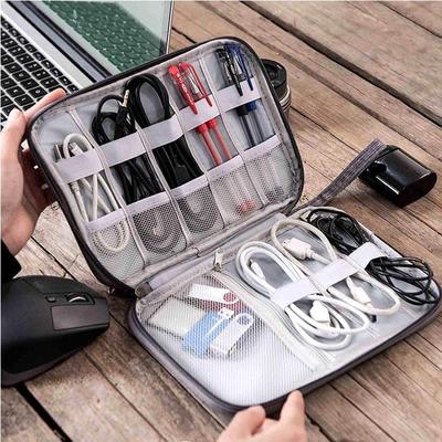 1 Stück Multifunktionale Datenkabel-Organizer-Tasche, Organizer für Kopfhörer und diverses Zubehör für zu Hause, leicht und praktisch, Design mit großer Kapazität