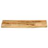 VidaXL Tabletop 80x30x2.5 Cm Live Edge Solid Mango Wood, Wood Tabletop, Side Table Top, 370334
