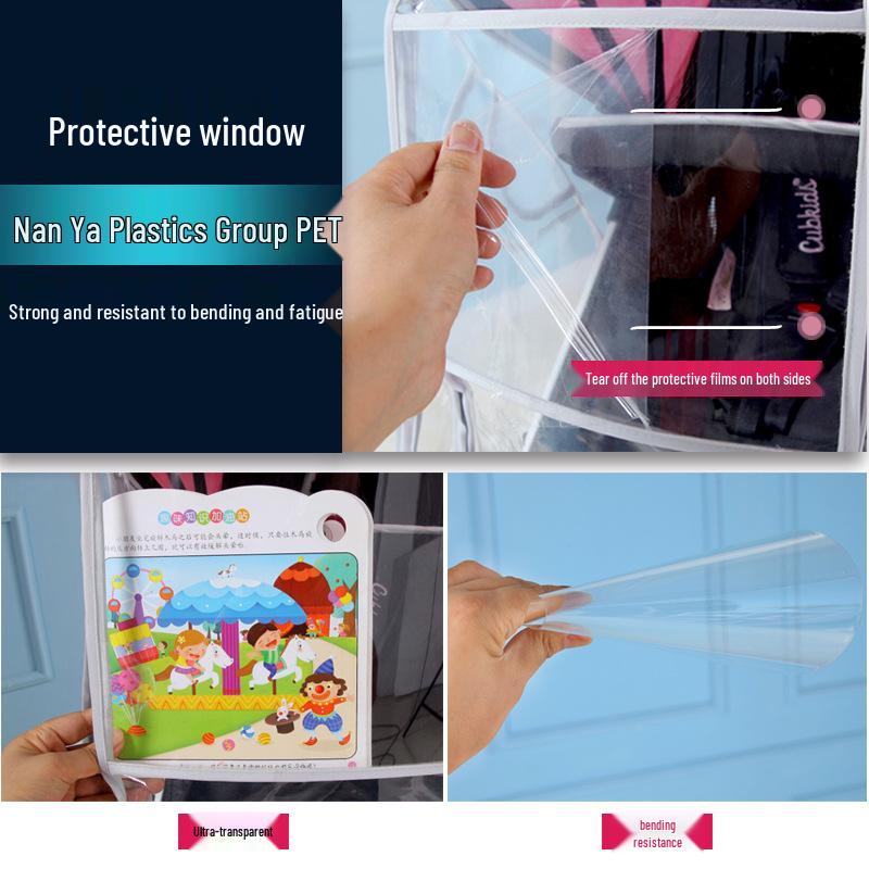 Universal Windproof Stroller Canopy: Baby Rain and Sun Shield Cover