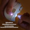 Rechargeable Nail Clippers Grinder With 360Degree Rotating Head 3Speed Mode LED Light For Professional Home Manicures