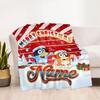 Merry Christmas Celebration Personalized Name Blanket Cozy Personalized Blanket Soft Warm Cozy Perfect for Livingroom Living Room Office Chair Chair
