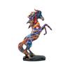 European-style Colorful Graffiti Water Transfer Horse Success Resin Crafts Ornaments Living Room Top Entrance Wine Cabinet Decoration Supplies Home