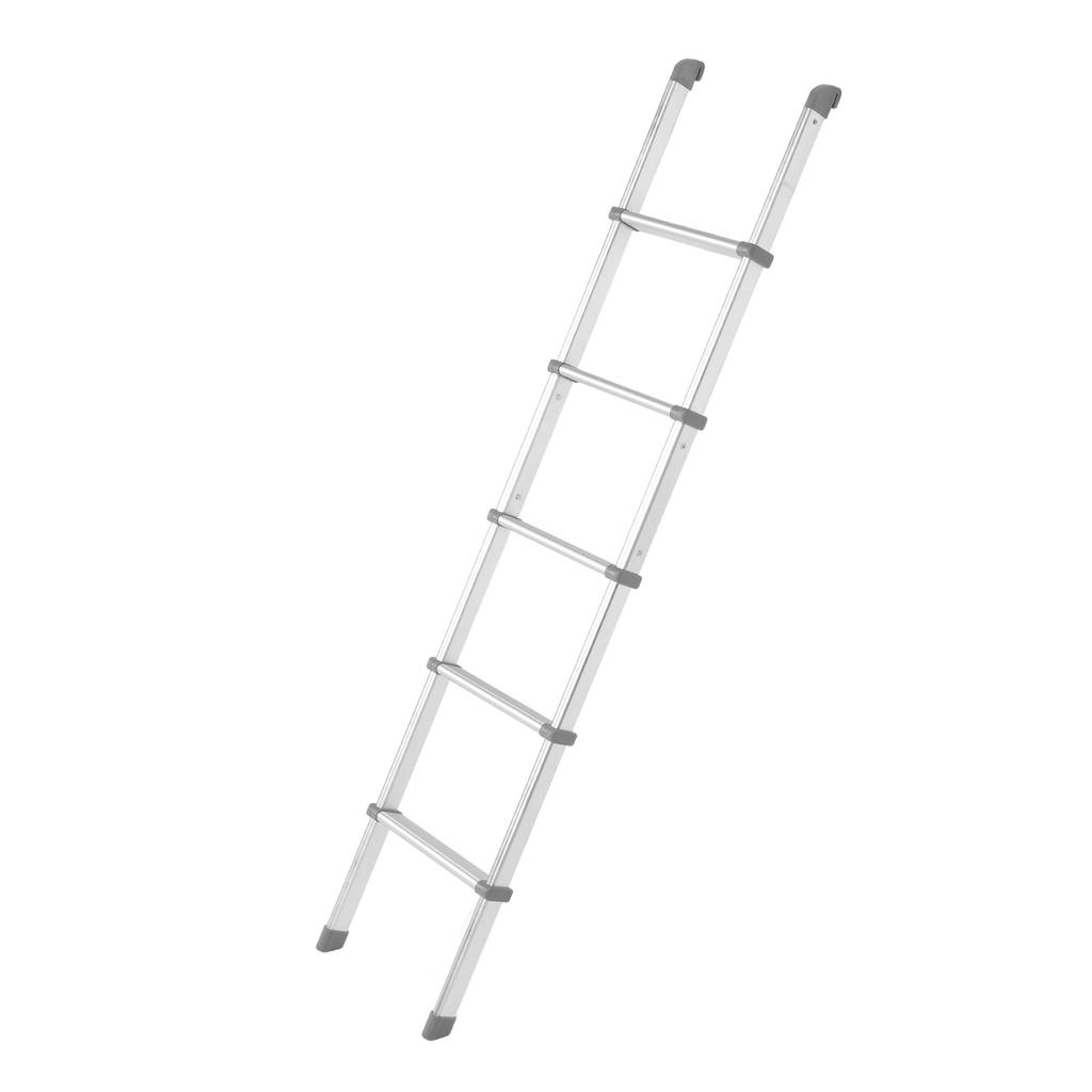 59.84in RV Bed Ladder Aluminum Alloy 5 Steps Slip Proof Removable Ladder with Safety Handrail for Motorhome Trailer