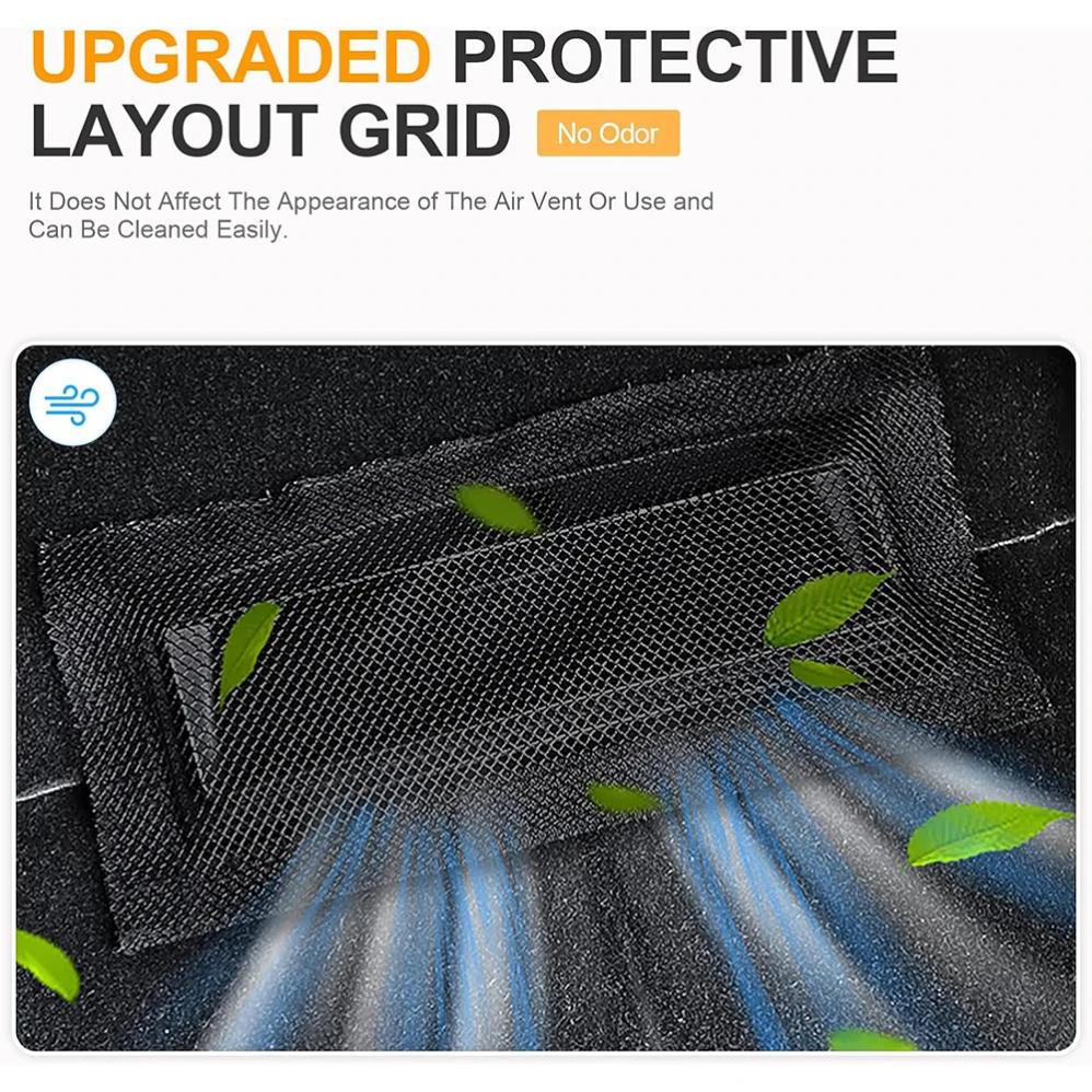 2 Pcs For Tesla Model Y 3 Highland 2025 New Launch 2025 Air Vents Cover Under Seat Outlet Protector Anti-blocking Accessories