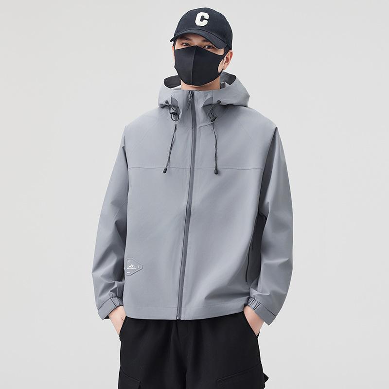 Spring And Autumn New American Functional Three-Proof Casual Boys Shirt Jacket Trendy Brand Jacket Outdoor Hooded Tide