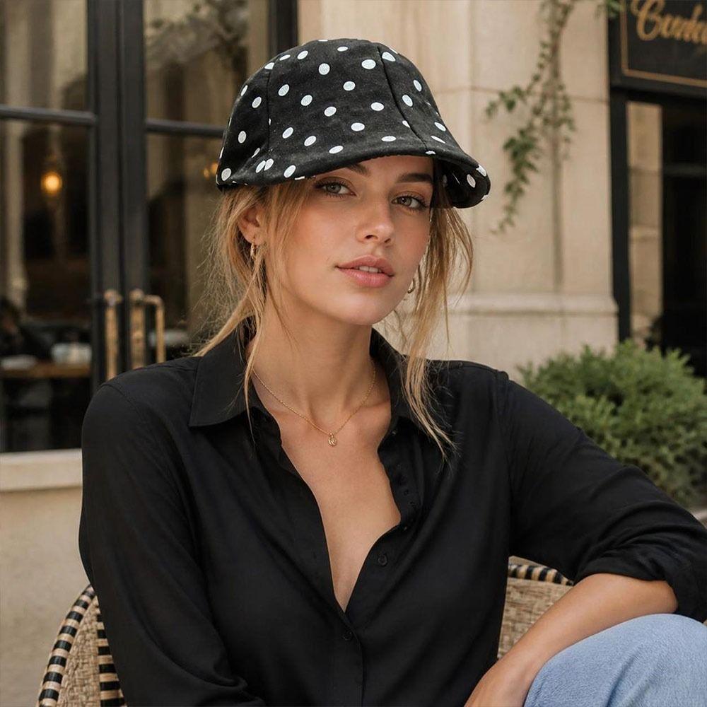 Wide Brim Sun Hat Adjustable Casual Hat Fashionable Style Peaked Cap  Summer Outing