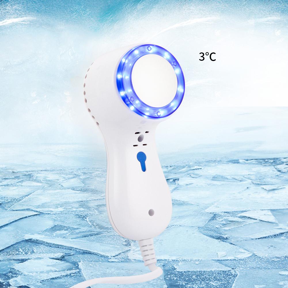 Skin Cooling Machine Cold Compress Blue Photon Calming Care Skincooler Facial Ice Cooler Reduce Edema Swelling Shrink Pore Calm