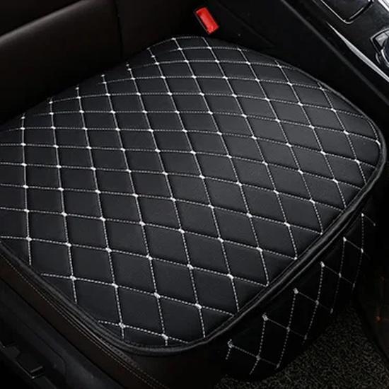 PU Leather Car Seat Cover Universal Auto Chair Front Rear Back Waterproof Cushion Protector Four Season Accessories Interior