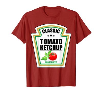 Ketchup Halloween 2021 Costume Matching Couple Mustard and Mayo T-Shirts