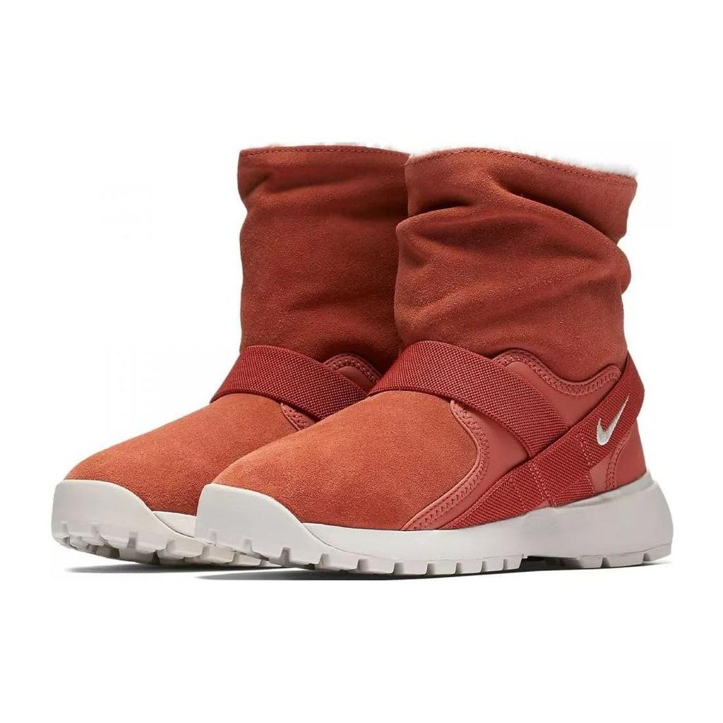 Nike Golkana Boot Suede Warm Comfortable Mid-Calf Snow Boots Women Boots Red 862513-203