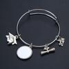 2023 Graduation Bracelet Gifts Sublimation Blank Photo Bracelets Blank Base Bracelets for Jewelry Making DIY Bracelets