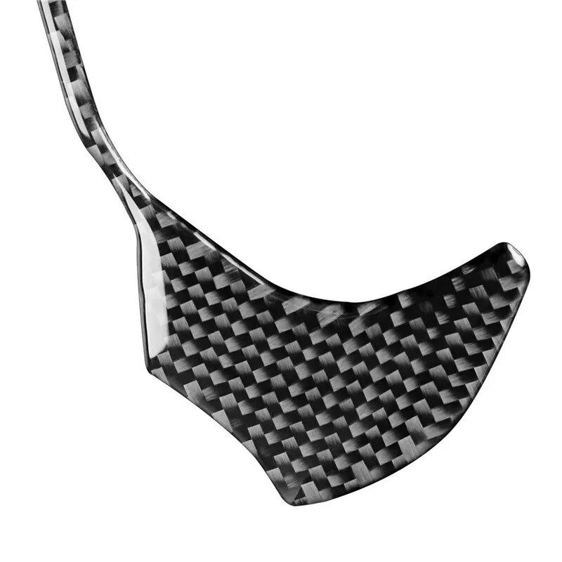 For Chevrolet Silverado 1500/GMC Sierra 1500 2014-2018 Carbon Fiber Steering Wheel Accent Stickers Car Interior Accessories