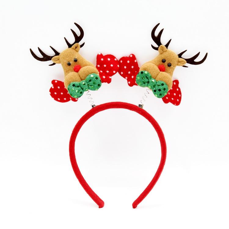 Christmas Party Headband: Antler & Snowman Design for Adults and Kids