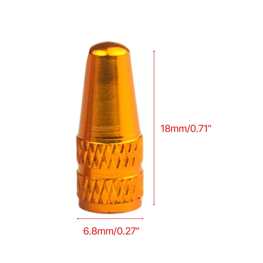 4Pcs Bike Tire Valves Stem Caps Aluminium Alloy Tire Valves Stem Covers Universal Bike Tire Caps Bike Accessories