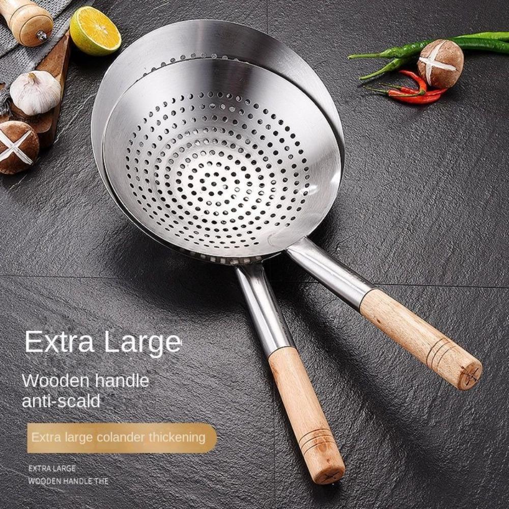 Easy To Clean Oil Flour Noodle Dumplings Sieve Multi-Functional Food Strainer  Kitchen Tools