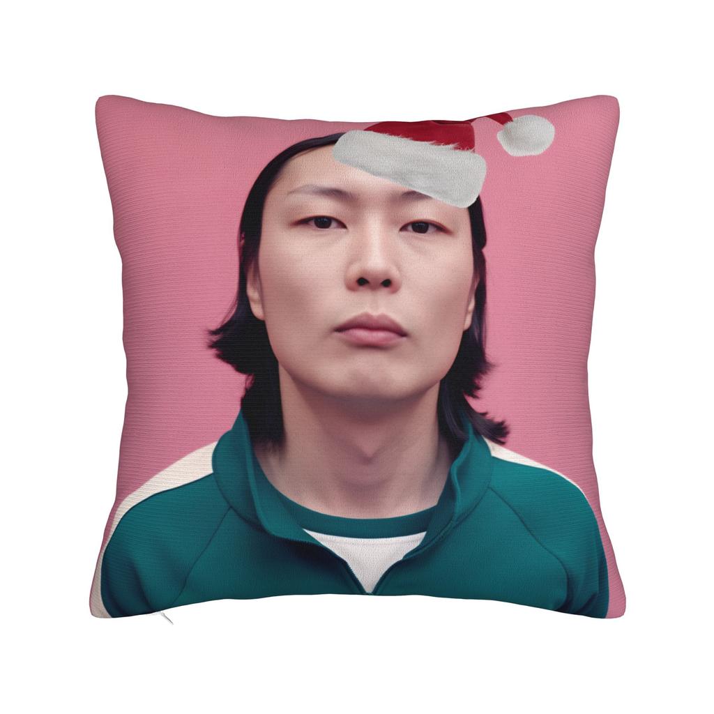 Pillow Cover R-Roh J-Jae Won Korean Actor Cute Funny Pillow Case For Living Room Bed Chair Pillowcases