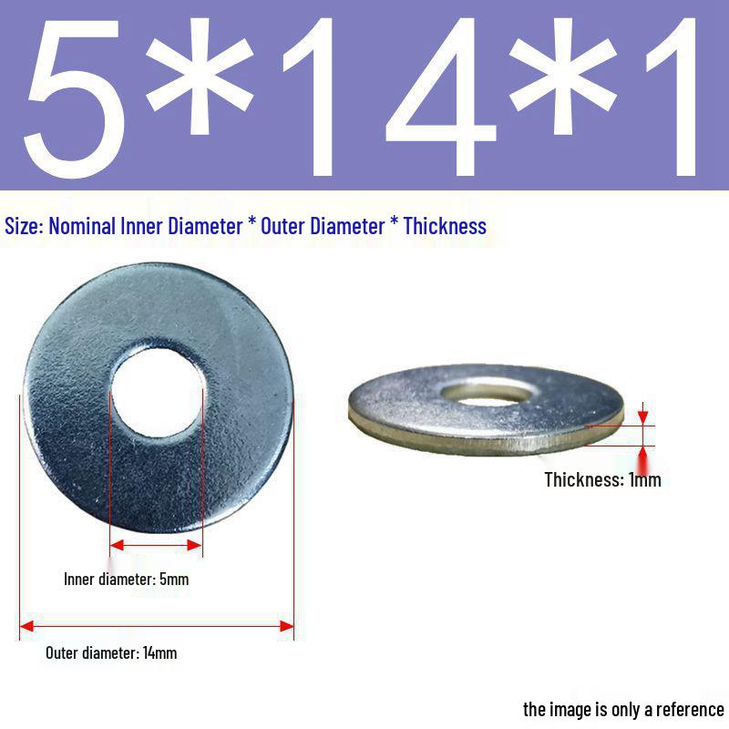 Galvanized Flat Metal Washer Spacer M3-M60