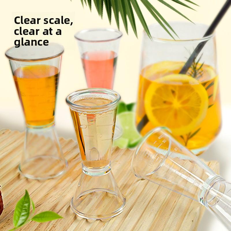 Double-headed Measuring Cups, Wine Measuring Tools for Milk Tea Shops, Ounce Cups, 20-40cc Graduated Milliliter Cups