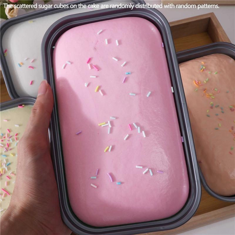 Super Zacht Sprinkles Jumbo Doos Taart Squishies Geurig Langzame Terugslag Niet-toxisch ASMR Helend Stressverlichting Fidget Speelgoed Volwassen Cadeau