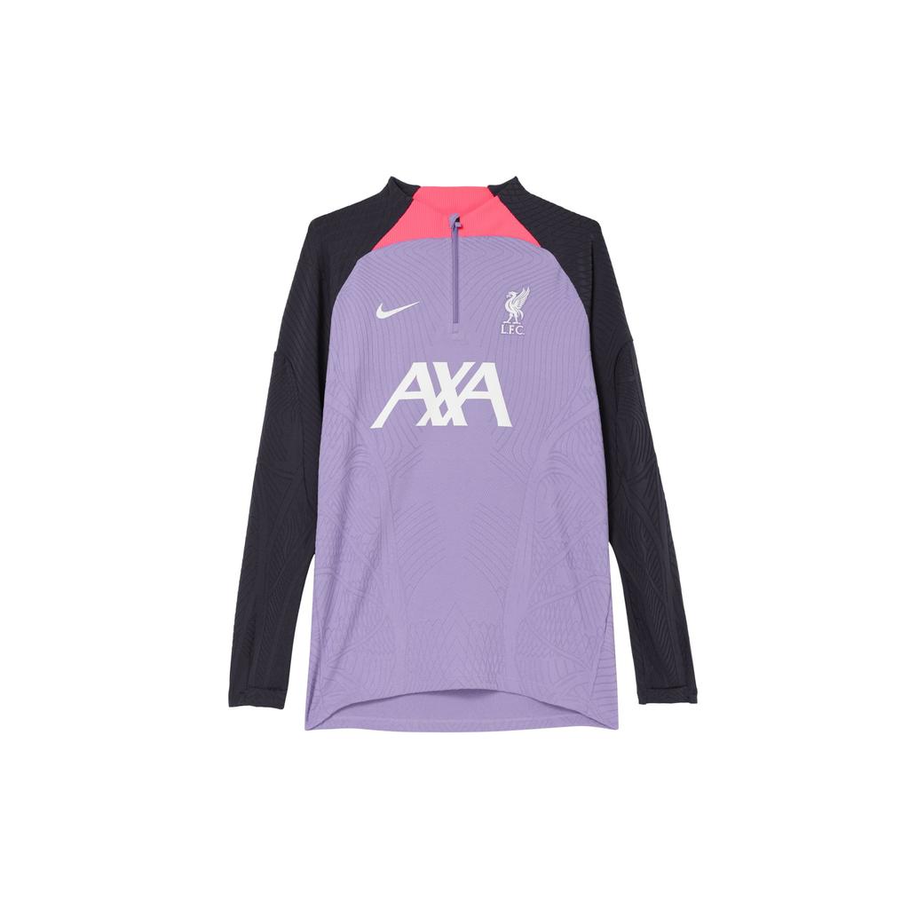 Nike Liverpool F.C. Strike Elite Third Logo Vintage Color Block Training Long Sleeve Football Shirt Men Tops Space-Purple DZ0694-568