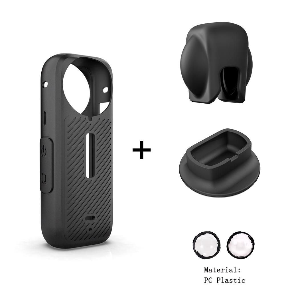 Kameraobjektivdeckel für Insta360 One X4 Silikon-Schutzobjektivabdeckung für Sportkamera Bildschirmschutz für Insta360 X4 Zubehör