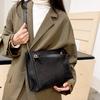 Texture popular new trend fashion casual chain solid color shoulder crossbody big bag women
