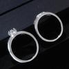 s Romantic Wedding Ring for Woman Men Cross Zircon Couple Rings Fashion Engaged Promise Jewelry Gifts Fine Jewelry
