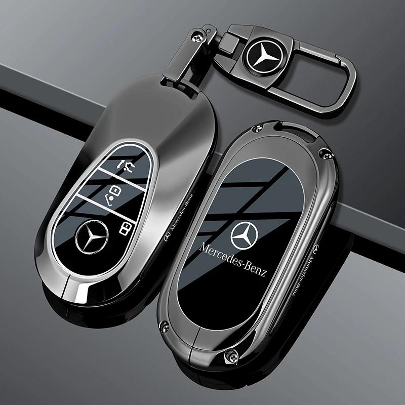 Pouzdro na klíč od auta ze slitiny zinku pro Mercedes Benz třídy A C E S G GLC CLE CLA GLB GLS W177 W205 W213 W222 X167 AMG