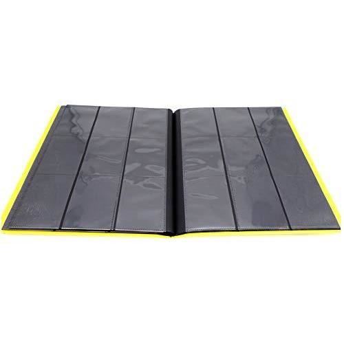 Docsmagic.De Pro-Player 9-Pocket Album Yellow - 360 Card Binder - MTG - PKM - YGO - Classeur pour Jeu de Cartes Jaune
