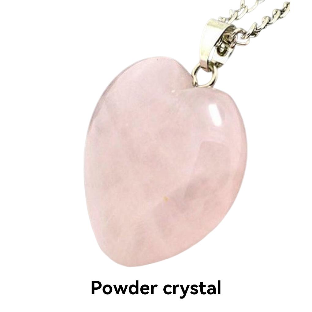 Love Pendant Necklace Drop-Shaped All-Match Crystal Charming Fashionable Necklaces Special Design Women Chain Decoration