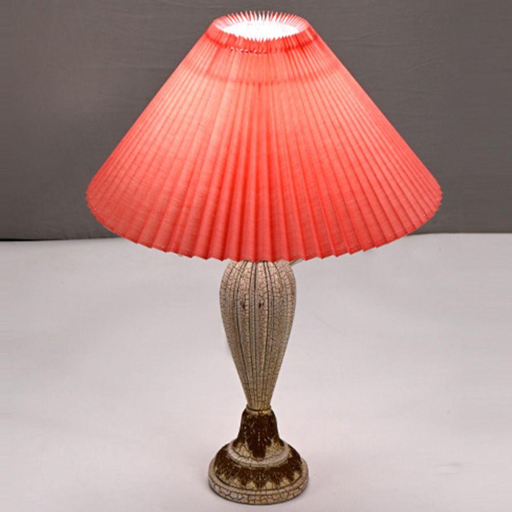 DIY Nordic Fabric Table Lamp Lampshade Modern Minimalist Floor Lamp Cover Pleated Washable Pendant Lampshade Bedroom Hotel