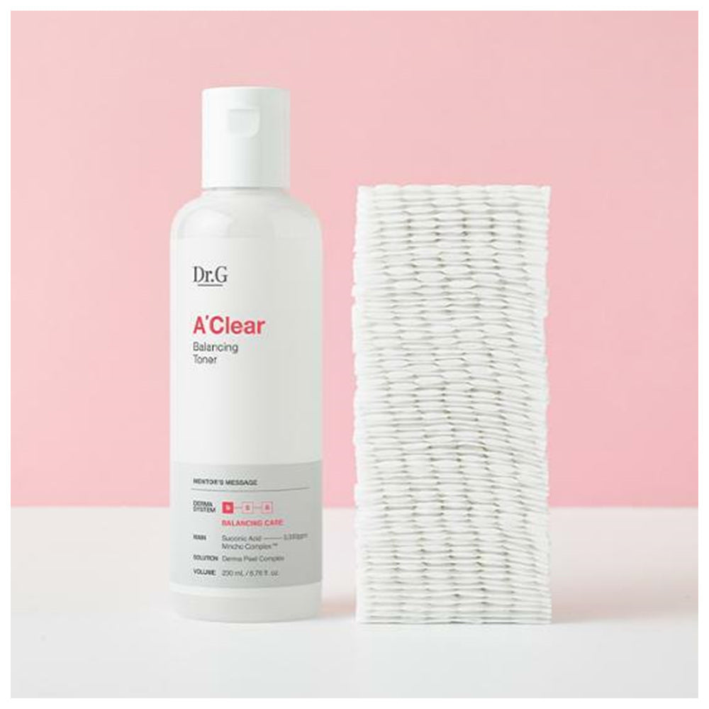 Dr.G A Clear Balancing Toner 200 ml Plan (+Cotton)
