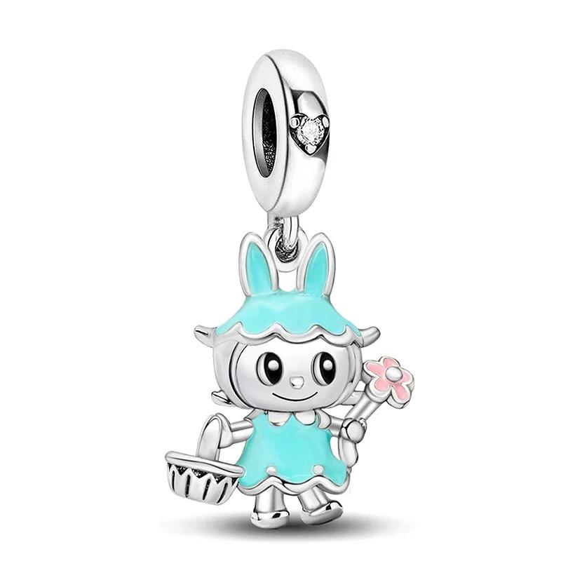 copper Multi Colored Doll Flying Dragon Elf Collection Charm Bead Charms Bead Charms Compatible With Authentic Pandora Bracelets High Quality Do It Yo