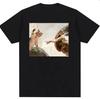 Sommer Neues Muster Gedrucktes T-Shirt Für Unisex Und Unisex Sommer Mode Retro Reine Baumwolle Bequem Atmungsaktiv T-Shirt