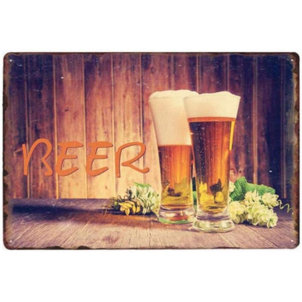 Plaque Metal Tin Signs All You Need is Beer Wall Decoration Vintage Posters Iron Painting for Man Cave Home Cafe Garden Club