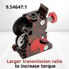 Hardened Steel Gear Extruder Kit, High Efficiency Extrusion and Long Lasting Performance with Extruder Hot End Gear Kit, for HGX LITE 2.0,