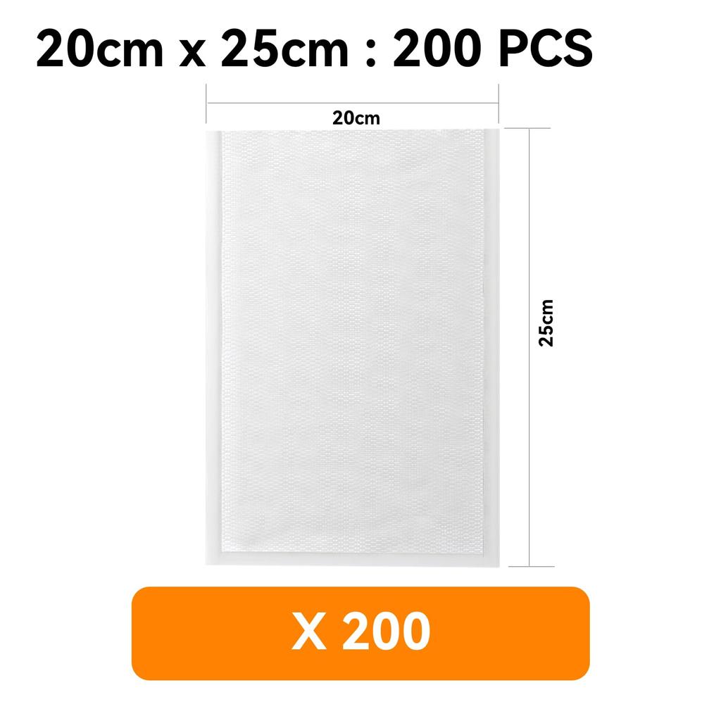Wevac Vacuum Packing 20 X 200 Shinku Vacuum Easy To Dog Food Low Temperature Vacuum Packing Vacuum Commercial Home Use Bags, 25cm, Sheets, Pack, Bags,