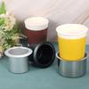 uxcell 2pcs Aluminum Drop-in Cup 2.48" x 4" Drink Holder Poker Table Cup