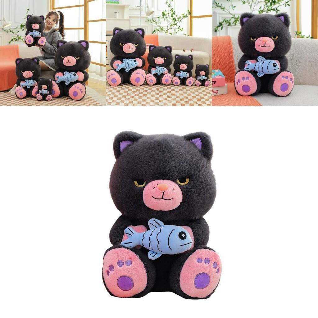 Cute Demon Meow Meow Plush Toy Cat Animal Doll For Kids And Collectors