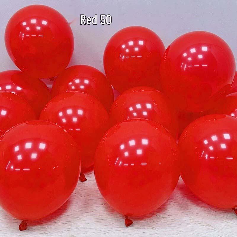 Changbaosen Red Round Latex Balloons